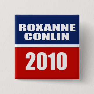 BADGE CARRÉ 5 CM ROXANNE CONLIN AU SÉNAT