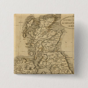 Badge Carré 5 Cm Royaume-Uni