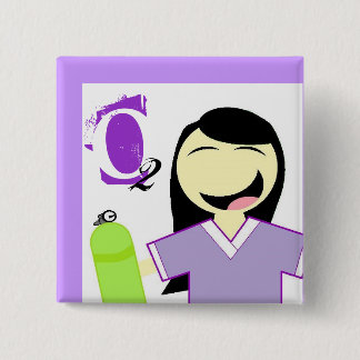 Badge Carré 5 Cm RTgirl