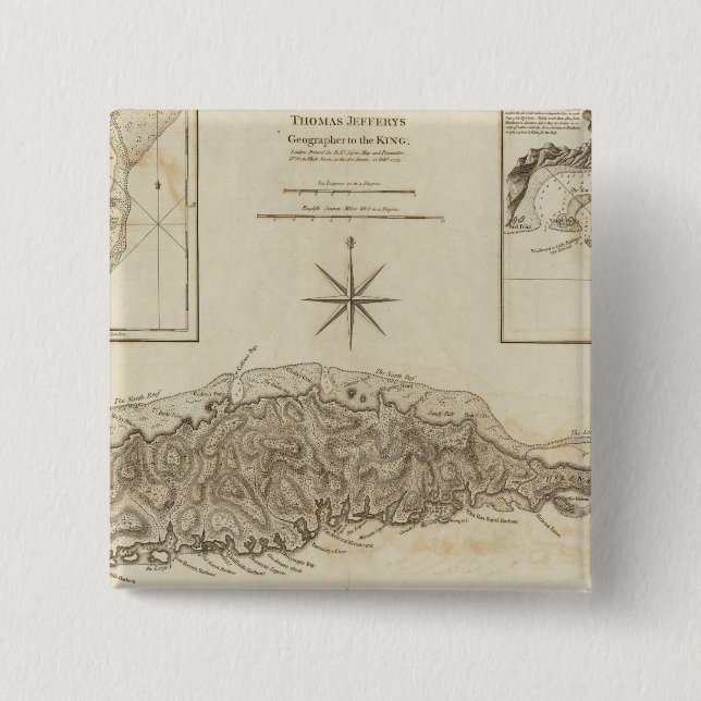 Badge Carré 5 Cm Ruatan ou Rattan (Devant)