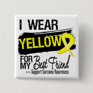 Badge Carré 5 Cm Ruban de sarcome pour mon meilleur ami