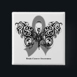 Badge Carré 5 Cm Ruban Tribal Butterfly Cancer du cerveau<br><div class="desc">Nos chemises et cadeaux contre le cancer du cerveau sont idéaux pour des promenades de sensibilisation, des activités de collecte de fonds, des mois de sensibilisation, des marathons, des groupes de soutien, des équipes et toute occasion. Vous cherchez une vaste gamme de produits de sensibilisation au cancer cool inspirés par...</div>