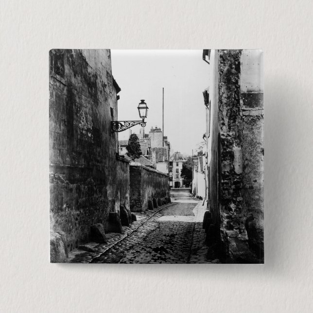 Badge Carré 5 Cm Rue de Scipion (Devant)