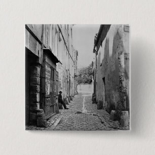 Badge Carré 5 Cm Rue Gracieuse, de rue Daubenton, Paris