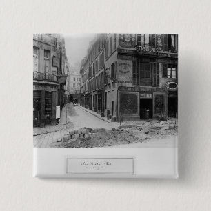 Badge Carré 5 Cm Rue Maitre Albert Paris, 1858-78
