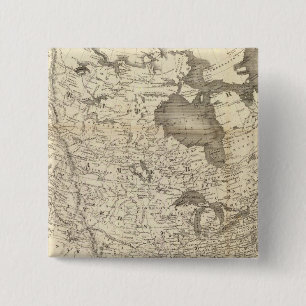 Badge Carré 5 Cm Ruée vers l'or de Californie