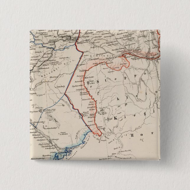 Badge Carré 5 Cm Russie 4 (Devant)