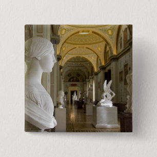 Badge Carré 5 Cm Russie, Saint-Pétersbourg, L'Ermitage (aka 2