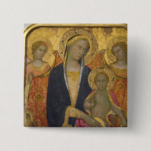 Badge Carré 5 Cm Russie, Saint-Pétersbourg, L'Ermitage (aka 9