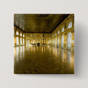 Badge Carré 5 Cm Russie, Saint-Pétersbourg, Palais de Catherine (ak