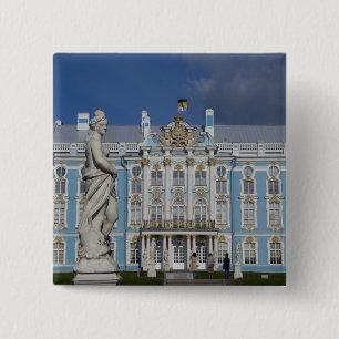 Badge Carré 5 Cm Russie, Saint-Pétersbourg, Palais de Catherine (au