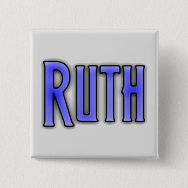 Badge Carré 5 Cm RUTH, pour Ruth (Devant)