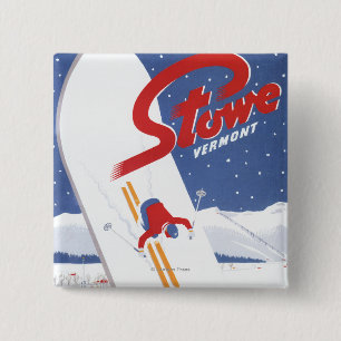 Badge Carré 5 Cm S de balayage - Il y a toujours affiche de promo