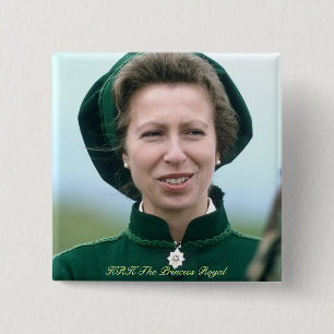 Badge Carré 5 Cm S.E. la princesse Anne Warminster