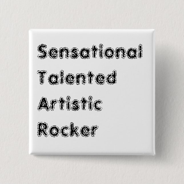 BADGE CARRÉ 5 CM S.T.A.R (Devant)