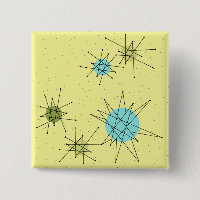 Sac fourre-tout Motif de Starburst atomique jaune