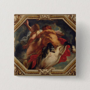Badge Carré 5 Cm Sagittaire, des signes du zodiaque