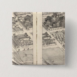 Badge Carré 5 Cm Saint-Louis, Missouri