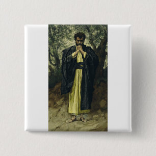 Badge Carré 5 Cm Saint Matthieu par James Tissot