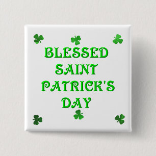 Badge Carré 5 Cm Saint Patrick (1)