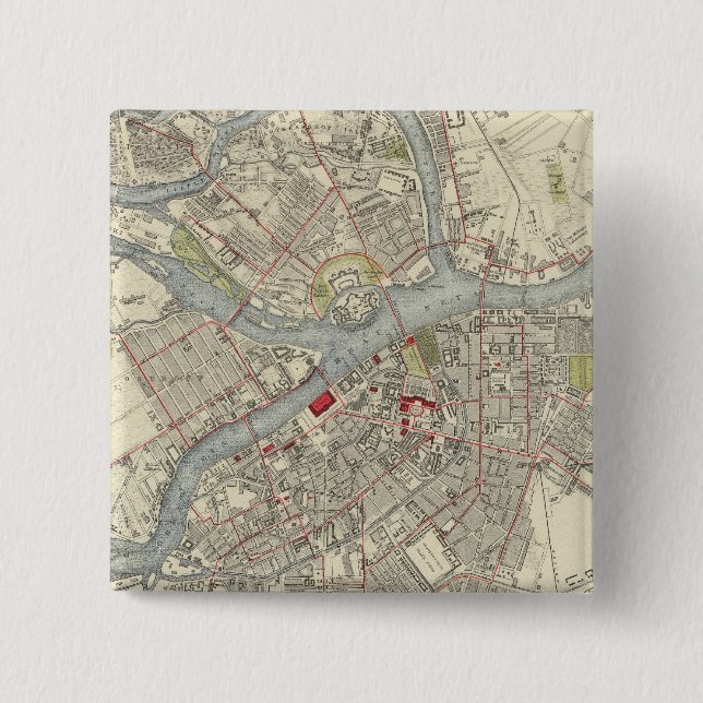 Badge Carré 5 Cm Saint-Pétersbourg (Devant)