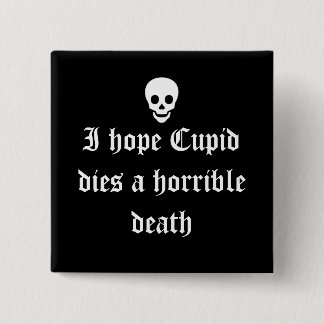 Badge Carré 5 Cm Saint Valentin