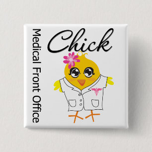 Badge Carré 5 Cm Salle des marchés médicale