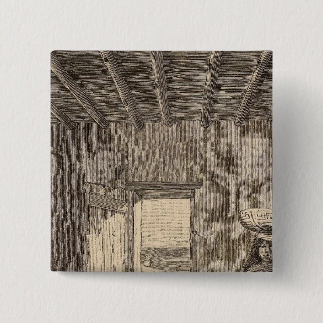 Badge Carré 5 Cm Salle Zuni (Devant)