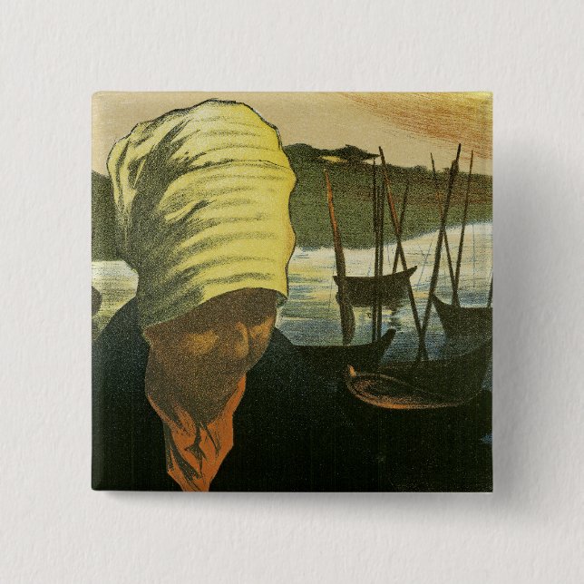 Badge Carré 5 Cm Salon Des Cents ~ Etudes de F. Gottlob (Devant)