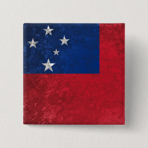 Badge Carré 5 Cm Samoa