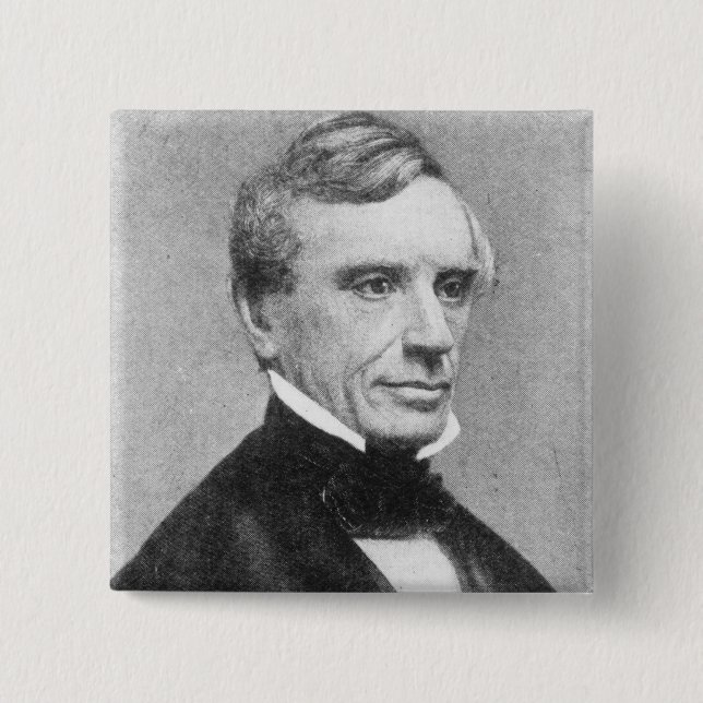 Badge Carré 5 Cm Samuel Morse (Devant)