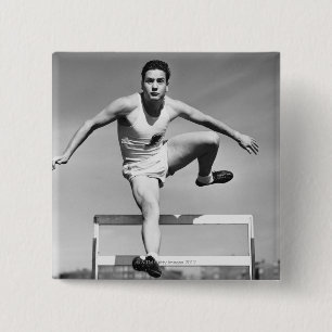 Badge Carré 5 Cm Saut d'homme