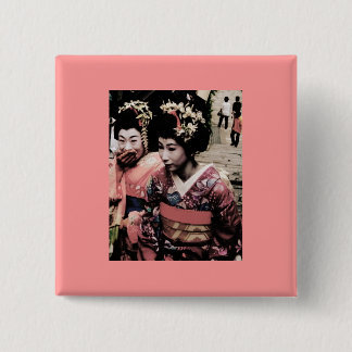 Badge Carré 5 Cm Sauvez le Japon