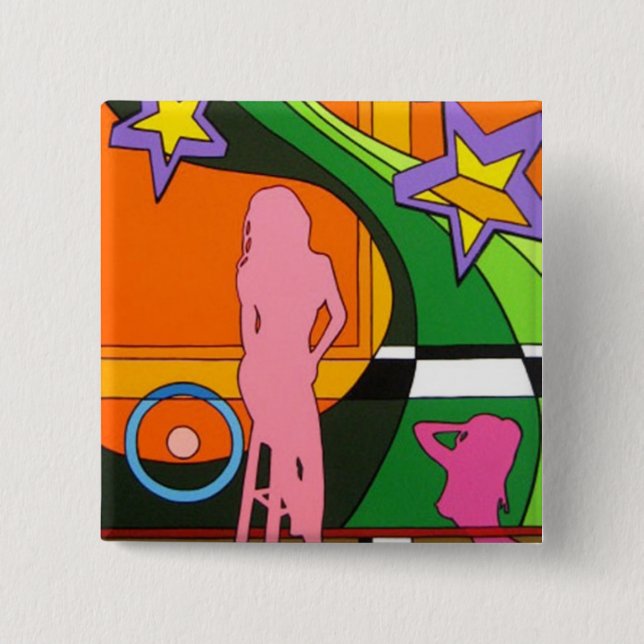 Badge Carré 5 Cm "Saveur " (Devant)