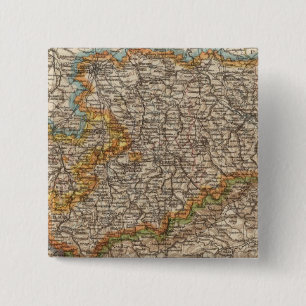 Badge Carré 5 Cm Saxe