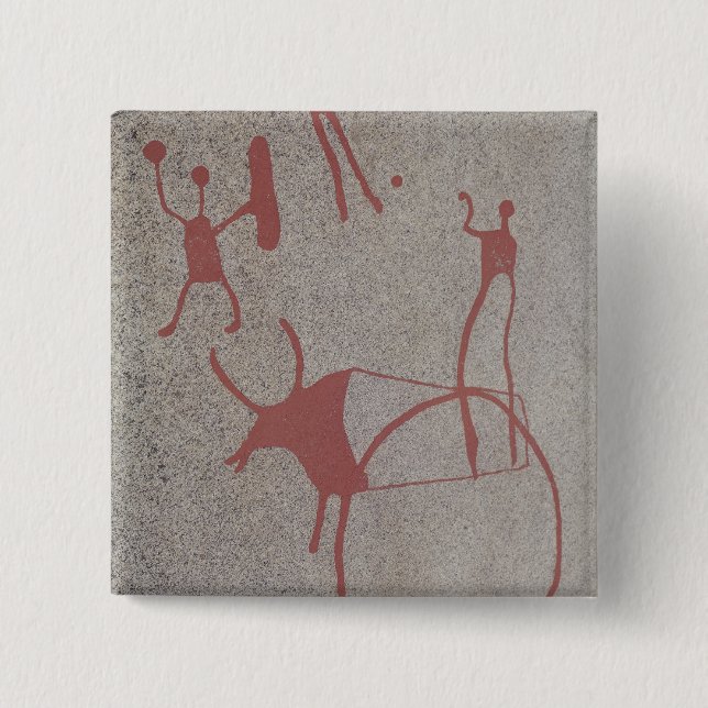 Badge Carré 5 Cm Scènes magiques (Devant)