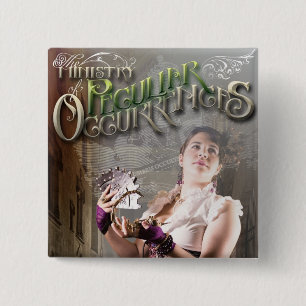 Badge Carré 5 Cm Scorpion carré de bouton de ministère