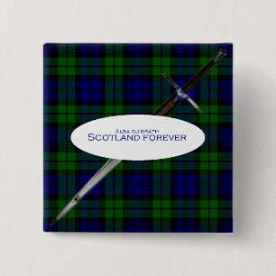 Badge Carré 5 Cm Scotland Forever Alba gu bràth