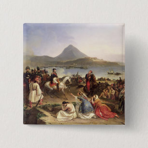 Badge Carré 5 Cm Se réunir entre le Général Nicolas Joseph Maiso