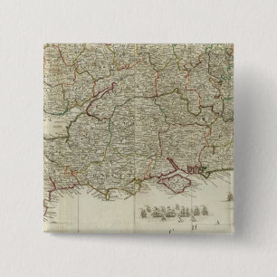 Badge Carré 5 Cm Section sud de l'Angleterre et du pays de Galles