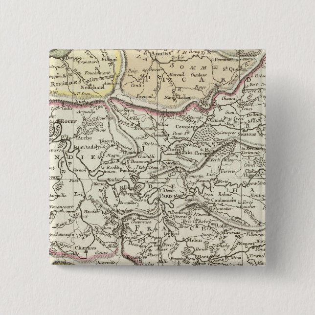 Badge Carré 5 Cm Seine (Devant)