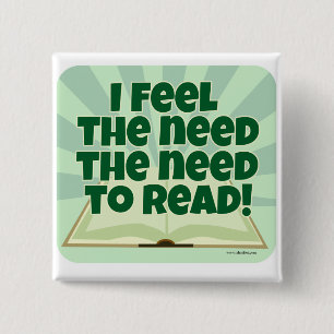 Badge Carré 5 Cm Sentez Que Vous Avez Besoin De Lire Fun Bookworm S