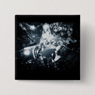 Badge Carré 5 Cm Shattersphere