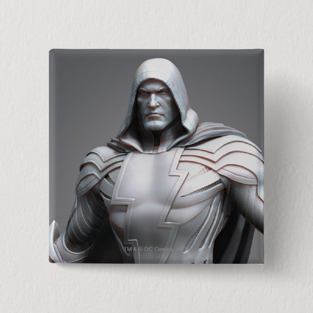 Badge Carré 5 Cm Shazam (Devant)