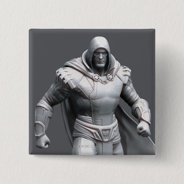 Badge Carré 5 Cm Shazam Alternate (Devant)