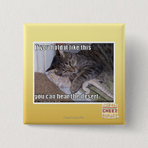 Badge Carré 5 Cm Si vous le tenez comme ça