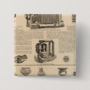 Badge Carré 5 Cm Simonds Manufacturing Company Stewart