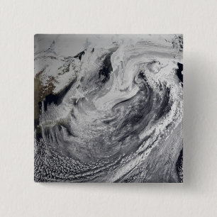 Badge Carré 5 Cm Simulation de nuage d'un seul jour