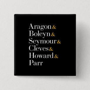 Badge Carré 5 Cm Six reines musicales - Le T-shirt des noms d'amphi