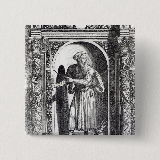 Badge Carré 5 Cm Skanderbeg (Devant)